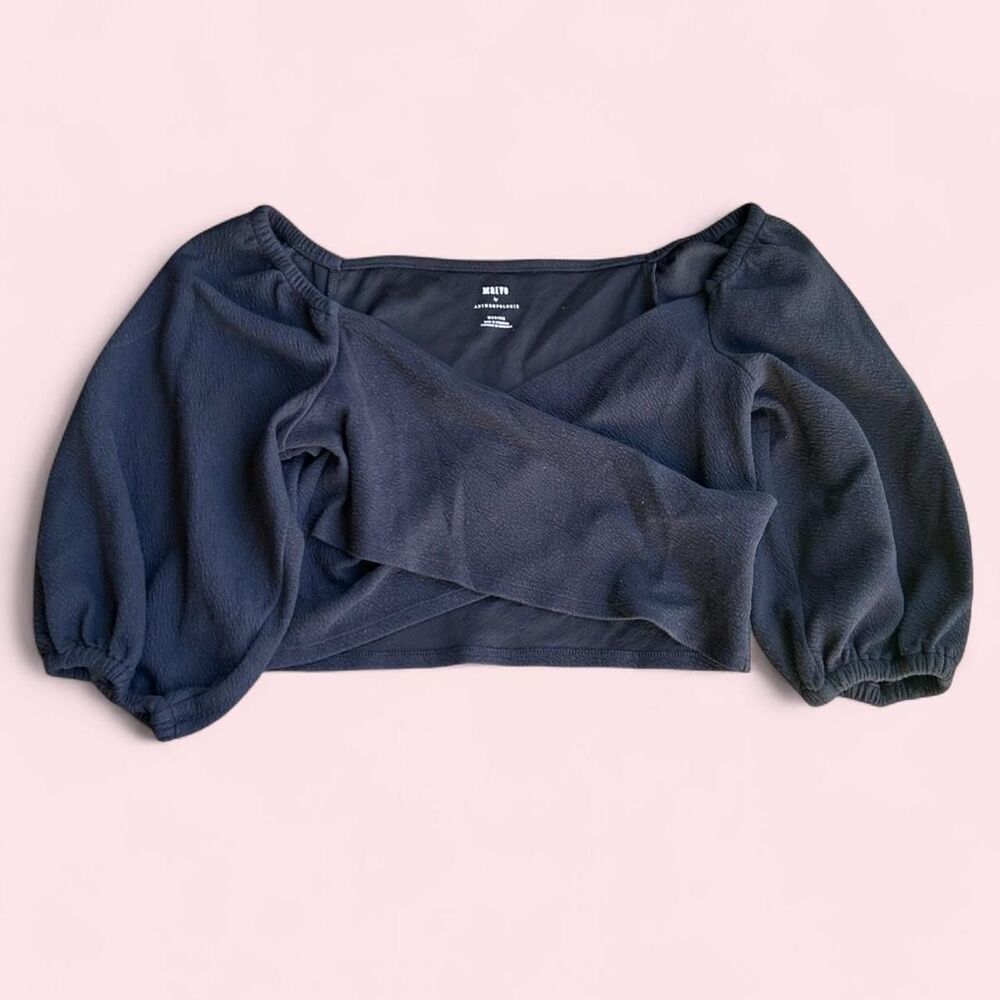 Anthropologie wrap blouse